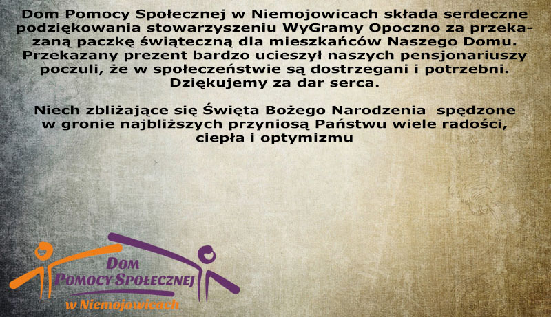 podziękowania
