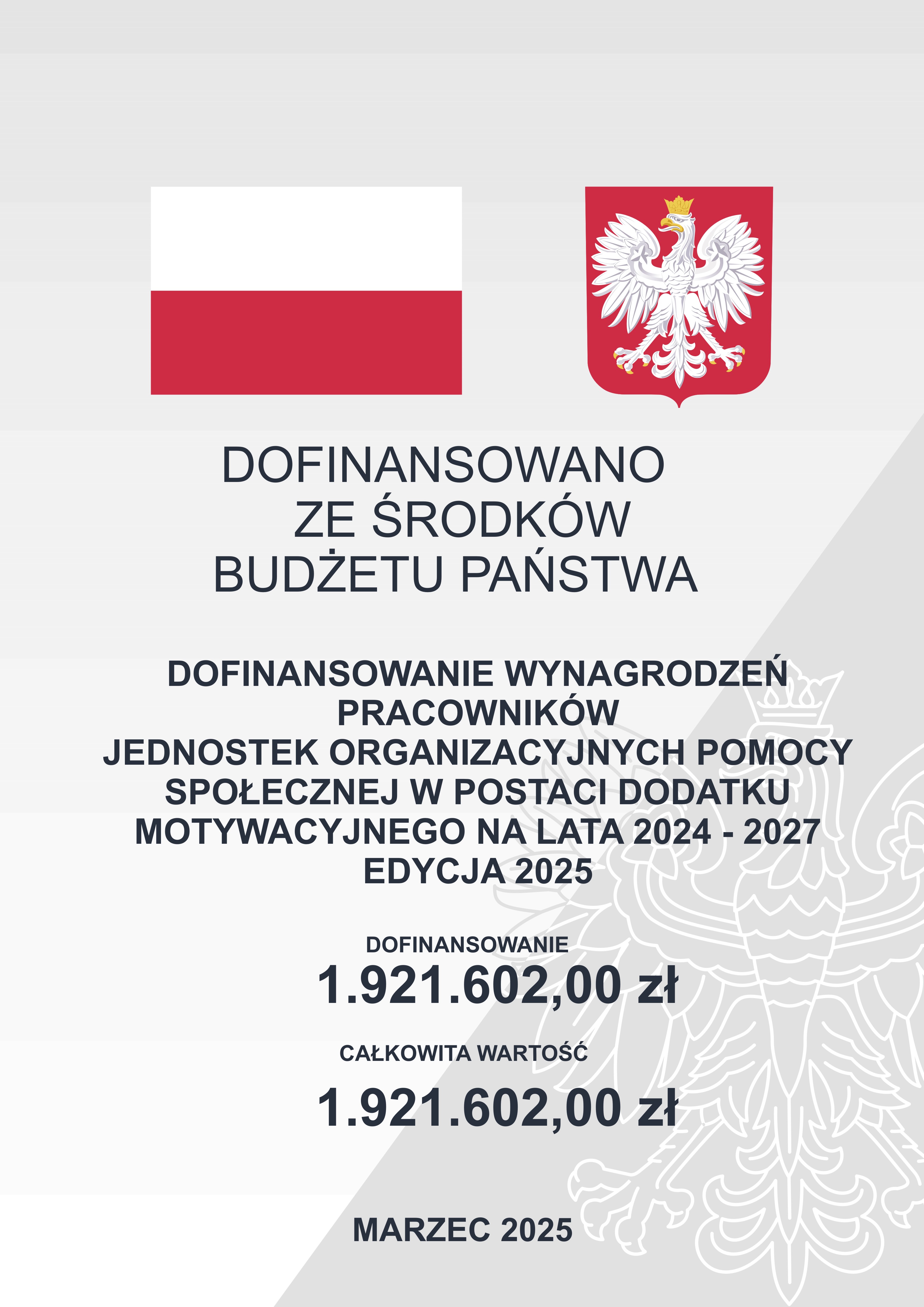 Dofinansowanie wynagrodzeń pracowników pomocy społecznej
